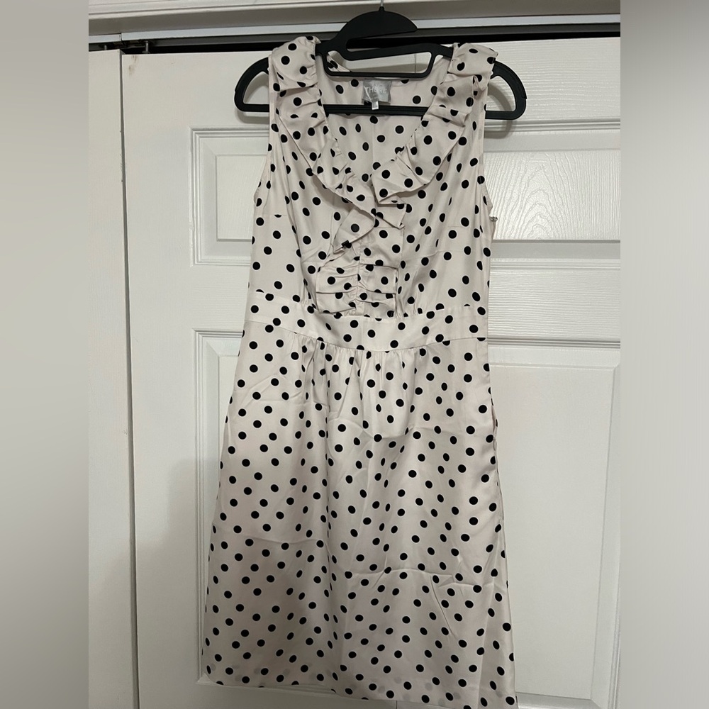 Anthropologie Hi There by Karen Walker Size 6 polka dot dress EUC